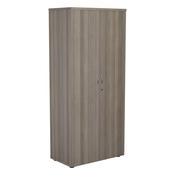 Jemini Wooden Cupboard 800x450x1800mm Grey Oak KF822951 image