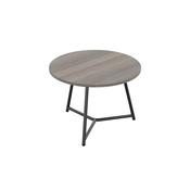 Jemini Trinity Low Table 600x600x435mm Grey Oak/Black KF823384 image