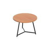 Jemini Trinity Low Table 800x800x435mm Beech/Black KF823568 image