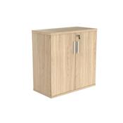 Astin 2 Door Cupboard Lockable 800x400x816mm Canadian Oak KF823940 image
