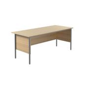 5 Star Modara Rectangular Desk 1800x750x730mm Oak KF838789 image