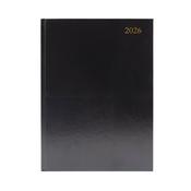 5 Star Desk Diary Week To View A4 Black 2026 KFA43BK26