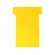 Nobo T-Card Size 2 48x85mm Yellow Pack of 100 2002004