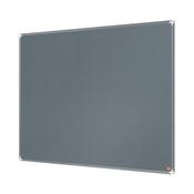 Nobo Premium Plus Felt Notice Board 900 x 600mm Grey 1915195