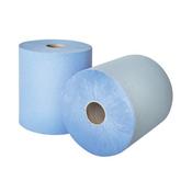 Leonardo 2-Ply Laminated Hand Towel Roll Blue (6 Pack) RTB175NDS