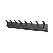Acorn Wall Mounted Coat Rack with 8 Hooks 830x57x1200mm Black NW620582 image