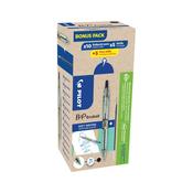 Pilot B2P Ecoball GreenPack Ballpoint Pen/Refill 10 Pens+10 Refills Blk (Pack of 20) 3131910586562