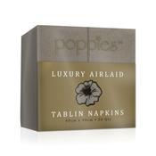 Poppies Tablin Napkins 8 Fold 40cm Mocha (Pack of 500) 4048MO