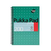 Pukka Pad Ruled Wirebound Metallic Jotta Notebook 200 Pages A5 (3 Pack) JM021