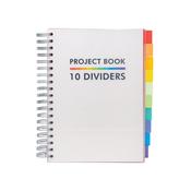 Pukka Pads Pukka Project Book with 10 Dividers B5 White 9603-PB