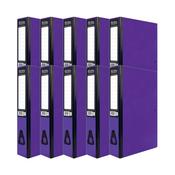 Pukka Brights Box File Foolscap Purple (10 Pack) BR-7778