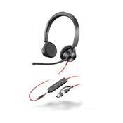 Poly Blackwire 3325 Stereo MS USB-C/A +3.5mm Headset 8X222AA