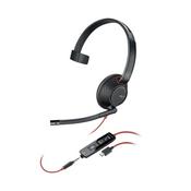 Poly Blackwire 5210 Monaural USB-C/A +3.5mm Headset 8X230AA