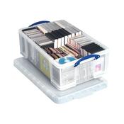 Really Useful 50L Plastic Storage Box 710x440x230mm Clear KING50C