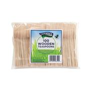 Caterpack Enviro Wooden Teaspoons (Pack of 100) RY10570