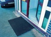 Rubber Ring Mat 1000x1500mm Black 324546