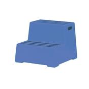 Blue Plastic 2 Tread Safety Step 325095