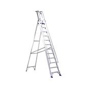 Aluminium 10 Steps Ladder With Platform 377860 image