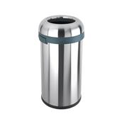 Open Top Bullet Bin 60 Litre Silver 380856 image