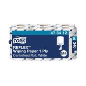 Tork Reflex M4 Centrefeed Wiping Paper 1-Ply 114m (Pack of 6) 473412 image