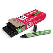 Show-me Drywipe Marker Medium Tip Black (Pack of 10) SDP