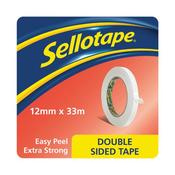 Sellotape Double Sided Tape 12mmx33m (Pack of 8) 1589241 image