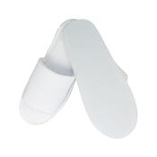Economy White Terry Slipper in Paper Bands Open Toe 30cm EVA Sole (Pack of 200) SUPCFY010
