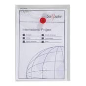 Snopake Polyfile P File Wallet Portrait A6 Clear (5 Pack) 13293