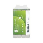 Satino Hand Towel Paper Tissues W-Fold 120 Sheets (Pack of 25) 277340