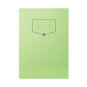 Silvine Recycled Exercise Book Lined with Margin 64 Pages A4 Green (Pack of 10) EXRE102