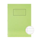 Silvine Exercise Book A4 Ruled with Margin Green (10 Pack) EX110 image