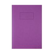 Silvine Exercise Book Tough Shell Feint Ruled With Margin A4 Purple (Pack of 25) EX140
