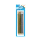 Tiger Premium HB Pencils with Eraser Tips x6 Pack of 12 15016873015357 image