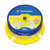Verbatim DVD+RW Spindle 4x 4.7GB (Pack of 25) 43489 image