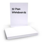 Budget Whiteboard Plain (30 Pack) WBP30