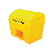 Winter Salt and Grit Bin with Hopper Feed 400 Litre Yellow 317071 image