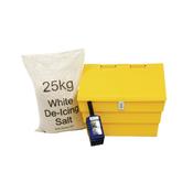50 Litre Lockable Grit Bin and 25kg Salt Kit 389116 image