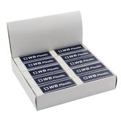 White Pencil Erasers (Pack of 20) WX01696 image