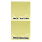 Yellow Repositionable Quick Notes Pad 75x75mm (Pack of 12) WX10502