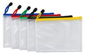 ValueX A3 Mesh Zip Wallet Document Bag – Reinforced Storage Pouch with Corded Zip Pull