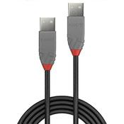 Lindy Anthra Line USB 2.0 Type-A Male to Male Cable (5m) – Black image