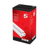 5 Star Office Fax Roll Thermal with 1m Warning Strip W216mmxL30mx12.7mm Core Pack of 6