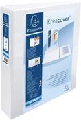 Exacompta Kreacover A4+ Presentation Ring Binder 50mm 4 D-Ring White | 51944E image