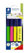 Staedtler Textsurfer Classic Highlighter 364 Blister Pack (3 + 1 Free) Assorted Colours 364 A BK4D10