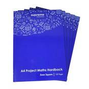 Supereme A4 Hardback Maths 120 Page 5mm Square HB-7994 image