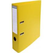 Exacompta - Ref 53749E - Prem'Touch PVC A4 Lever Arch File 70mm Spine, 75mm FSC-Certified - Yellow Cover image
