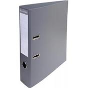 Exacompta - Ref 53740EA - Prem'Touch PVC A4 Lever Arch File 70mm Spine, 75mm Rings, FSC-Certified - Grey Cover