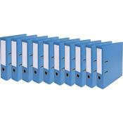 Exacompta - Ref 53742E - Prem'Touch PVC A4 Lever Arch File 70mm Spine, 75mm  FSC-Certified - Blue Cover - Pack of 10