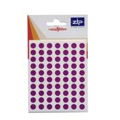 Hang Pack Labels 8mm Circles Purple (Pack 20)
