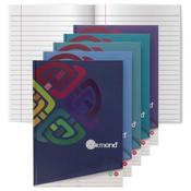Ormond A4 160 Page Hardback Notebook Assorted Colours – Durable Casebound Ruled Notebook for School, College &amp; Office